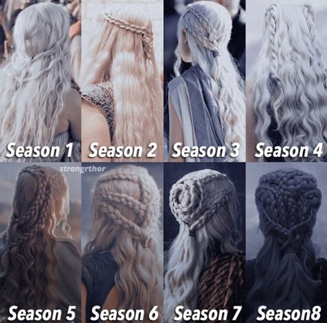 Got Braids Game Of Thrones, Khalessi Hair Tutorial, Denarius Targaryen Hair Styles, Medieval Hairstyles For Long Hair, Game Of Thrones Inspired Wedding Hair, Denarius Targaryen Hair, Danerys Targarian Hairstyles Tutorial, Deanery Targaryen Hair, Danyeres Targaryen Hairstyle