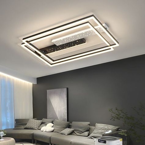 Modern Chandeliers For Living Room, Ceiling Light Covers, Modern Led Ceiling Lights, Light Bedroom, Living Room Restaurant, Ceiling Light Design, Ceiling Lights Living Room, Living Room Study, Chandelier Bedroom