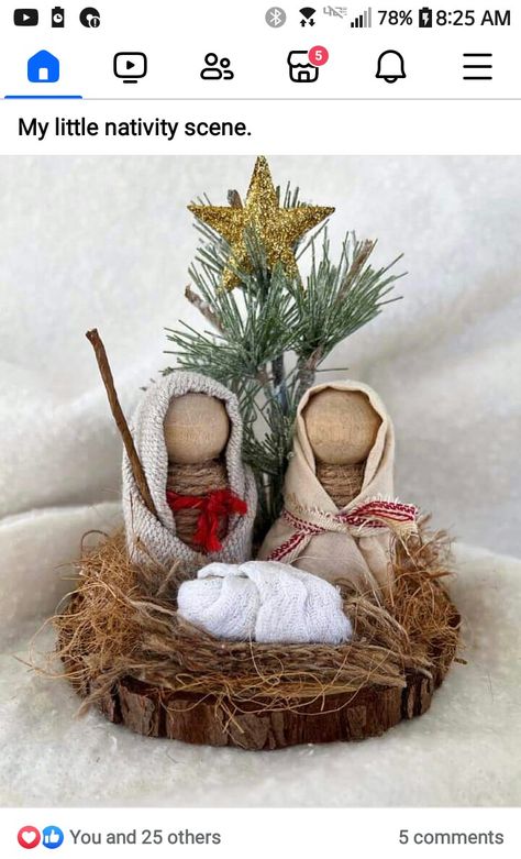 Xmas Nativity Ideas, Handmade Nativity Scene, Handmade Gift For Newborn, Kids Christmas Crafts Nativity, Diy Nativity Scene Indoor, Diy Nativity Manger, Salt Dough Nativity Scene, Clay Pot Nativity, Christmas Craft Nativity