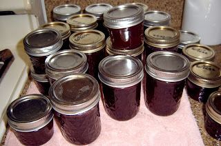 Canarella: Pomegranate Jelly/Jam ~Oh how I wish I had a cheap way to buy pomegranates! Bluebarb Jam, Huckleberry Jam, Pomegranate Jelly, Pomegranate Tree, Berry Recipes, Foodie Friday, Berries Recipes, Preserving Food, Marmalade