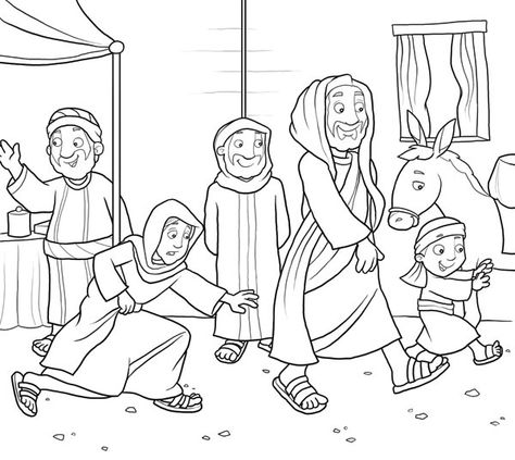 Jesus heals the woman with the issue of blood Where Is Jesus, Printable Bible Activities, Jesus In The Temple, Jesus Coloring Pages, Sunday School Coloring Pages, Miracles Of Jesus, School Coloring Pages, Jesus Heals, Sunday School Activities