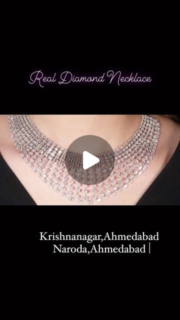 Trending Jewellery, Bridal Diamond Necklace, Real Diamond Necklace, South Indian Jewellery, Italian Jewelry, Ahmedabad, Real Diamonds, Quality Fashion, Style Design