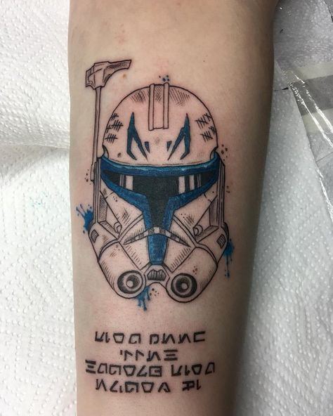 Clone Wars Tattoo, Rex Tattoo, 22 Tattoo, Spiderman Tattoo, Captain Rex, Star Wars Clone, Poppies Tattoo, Star Wars Quotes, Star Wars Celebration