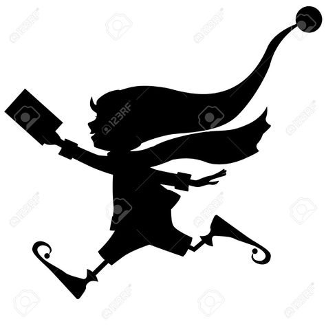 Silhouette Of Runing Christmas Elf With Letter (envelope) Royalty Free Cliparts, Vectors, And Stock Illustration. Image 47464747. Christmas Stock Photos, Image Font, Letter Envelope, Xmas Elf, Couple Silhouette, Christmas Window Decorations, Christmas Stencils, Silhouette Christmas, Silhouette Portrait