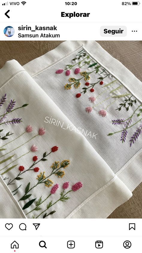 Basic Hand Embroidery Stitches, Clothes Embroidery Diy, Simple Hand Embroidery Patterns, Handmade Embroidery Designs, Elegant Embroidery, Embroidery Stitches Tutorial, Hand Embroidery Projects, Embroidery Patterns Vintage, Hand Work Blouse Design