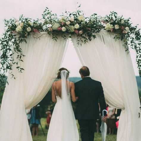 Ceremony Candles, Wedding Isles, Field Wedding, Wedding Dress Gallery, First Looks, Purple Wedding Flowers, Open Field, Outside Wedding, Brides Wedding Dress