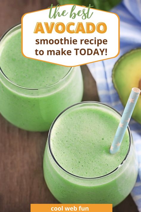 Avacodo Smoothie Recipes Healthy, Frozen Avocado Smoothie, Frozen Avacodos Recipes, Avacodo Smoothie Recipe, Smoothie Recipes No Fruit, Avocado Smoothie Recipe Healthy, Avacodo Recipe Idea Healthy, Smoothies With Avocado, Avacodo Smoothie