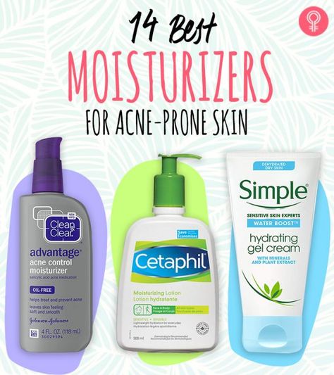 14 Best Moisturizers For Acne-Prone Skin Coconut Oil Face Moisturizer, Best Drugstore Face Moisturizer, Homemade Facial Moisturizer, Skin Care Routine For Teens, Moisturizer For Combination Skin, Drugstore Moisturizer, Spf Face Moisturizer, Acne Lotion, Acne Moisturizer