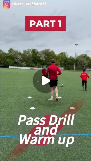 Alireza shahbazi on Instagram: "Part 1 Pass Drill and warm up ⚽️  #training #coach #coaching #jugendfussball #fussball #football #fussballathletiktraining #footballgym" Soccer Passing Drills Training, Football Passing Drills, Soccer Passing Drills, Soccer Warm Ups, Football Training Drills, Passing Drills, Soccer Workouts, Soccer Drills, Football Training