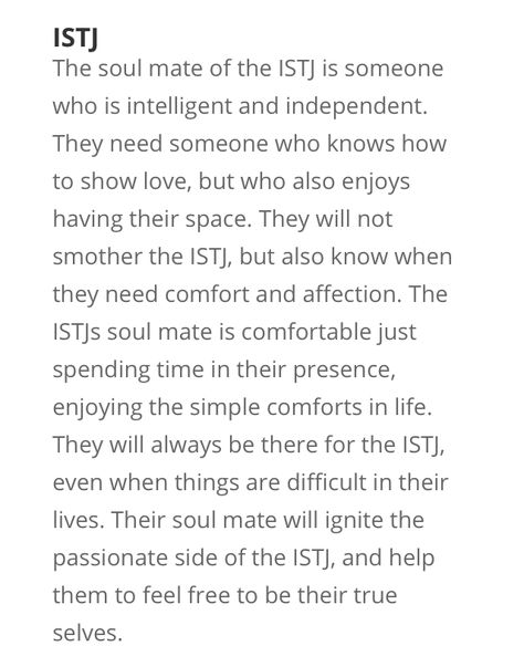 ISTJ Soulmate Istj Mbti Girlfriend, Istj Personality Love, Enfj X Istj Relationship, Istj Relationships Love, Istj Intj Relationship, Istj Infj Relationship, Istj Enfp Relationship, Istj Infp Relationship, Istj Personality Aesthetic