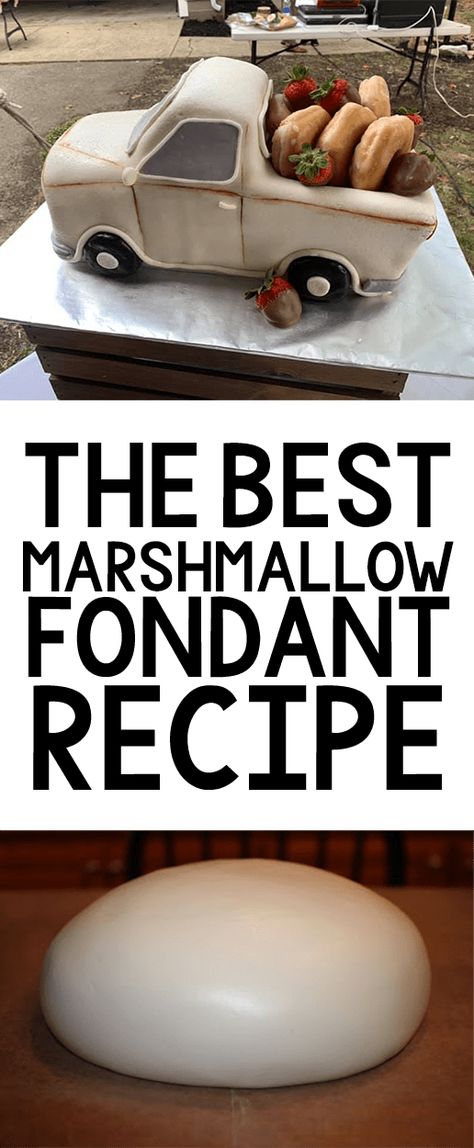 Marshmallow Fondant Recipe - Designing Tomorrow Mellocreme Recipe, Highland Cupcakes, Home Made Fondant Recipe, Marshmallow Fondant Recipe, Homemade Marshmallow Fondant, Easy Fondant, Homemade Marshmallow Recipe, Marshmallow Recipe, Homemade Fondant