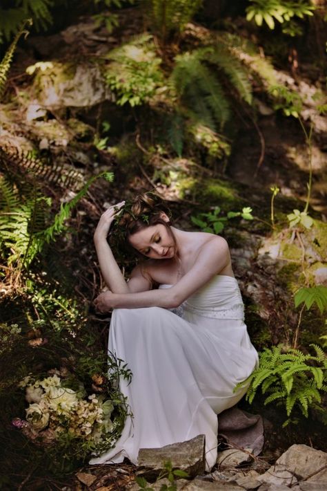 Whimsical Woodland Bride West Coast Weddings  FLORAL + SET STYLE – Deborah Lee Designs | PHOTOGRAPHY – White Album Weddings | HAIR + MUA – Vanmobile Makeup | MODEL – Cassandra Aneta | West Coast Weddings Magazine  Wedding Blog Wedding Nymph #westcoastweddings #westcoastwedmag #westcoastwedding #westcoastwed #weddingblog #vancouverislandwedding #butterfly #butterflies #bride #bridal #bridalsyle #editorialshoot #bridaleditorialshoot #greenery #woodsy #woodlandbride #woodlandwedding #forestwedding Woodland Photography Model, Greek Nymphs, Woodland Bride, Modelling Ideas, Woodland Wedding Inspiration, Bridal Styled Shoot, West Coast Wedding, Whimsical Woodland, Lace Bride