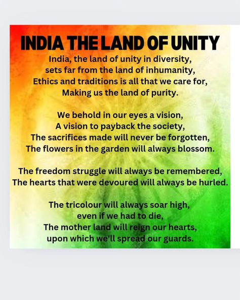 Happy 78th Independence Day!🇮🇳 Let's remember the martyrs who sacrificed their lives for us to breathe in fresh air. 15th August, 1947 marks an important date in our hearts where we struggled to achieve the independence that we have today. Here's a poem dedicated to the nation and all those who gave up their lives for this freedom. . . . . . . . . . . . . #stringsandsugar #yarnotherapy #independenceday #india #independence #freedom #martyrs #freedomfighters 15th August, India Independence, Unity In Diversity, Gave Up, Freedom Fighters, A Poem, The Freedom, Important Dates, Fresh Air