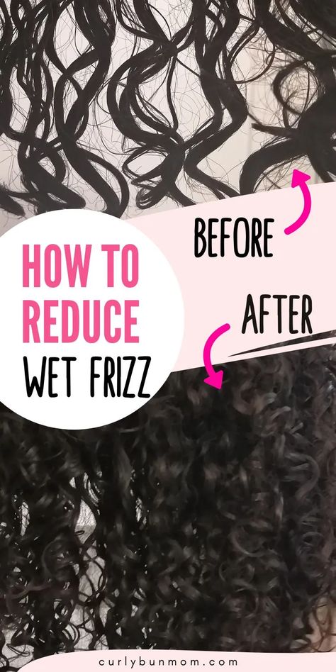 Curly Hair Frizz Control, How To Bun, Wet Curls, Wet Curly Hair, Rid Of Frizzy Hair, Define Curly Hair, 3a Curly Hair, Curly Hair Frizz, 3c Curly Hair