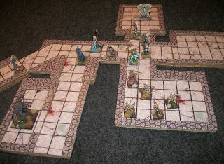 Miniatures of Wrath: D&D: Experiments with 2.5D Dungeon Building Dungeon Tiles, Game Terrain, D D Maps, Wargaming Terrain, Tiny World, Dungeon Master, Small World, How To Look Pretty, Dungeons And Dragons