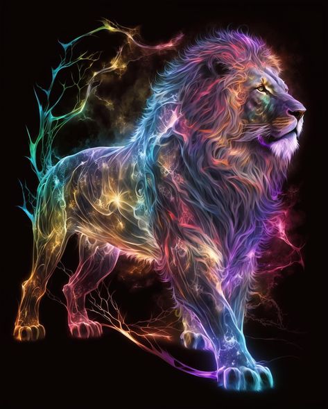 Rainbow Energy Lions 🌈🦁 (More Lion specific art on @ailionart) #aiart #aiartworks #aiartdaily #generativeart #aiartcommunity #digitalart #generatedart #art #digitalpainting #artist #artwork #digitalartist #characterdesign #characterart #fantasyart #fantasyartwork #fantasy #lion #lionart #rainbow Fantasy Lion, Lion Wallpaper Iphone, Rainbow Lion, Product Inspiration, King Outfit, Butterflies Art, Lion Wallpaper, Beautiful Butterflies Art, Lion Images