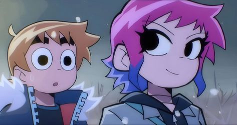 Scott Pilgrim Takes Off Pfp, Scott Pilgrim Anime, Envy Adams Scott Pilgrim, Scott Pilgrim Takes Off, Chibi Reference, Bryan Lee O Malley, Scott Pilgrim Comic, Bryan Lee, Mark Webber