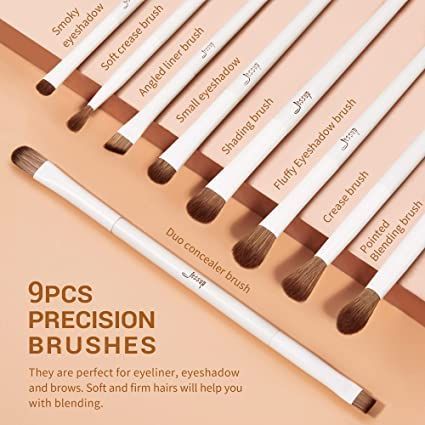 Jessup Makeup Brushes 14Pcs Makeup Brush Set Premium Synthetic Powder Foundation Contour Blush Concealer Eye Shadow Blending Liner Make Up Brush Kit Light Grey T329 https://amzn.to/3BmaFxJ #newyear #newyou #christmas #nails #holidayseason #holiday #skims #giftguide #stockingstuffers #christmaslights #christmastree #reindeer #decorations #centerpiece #present #basics #costume kim kardashian #bodycon #bodysuit #lululemon #winter #kids #alexa #makeup Jessup Brushes, Eyeshadow Liner, Luxurious Makeup, Contour Eyeshadow, Vegan Makeup Brushes, Contour With Eyeshadow, Foundation Contouring, Alat Makeup, Powder Contour