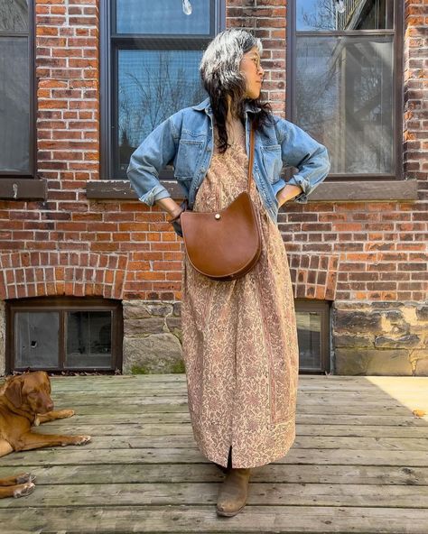 Our friend wears our Roma tapestry dress just how we love it! - Shirt @shainamote Brown leather bag in last slide @lindquist.object - #spring2024 #madeinlosangeles #handblockprintedtapestry #responsiblefashion #slowfashion #wrapdress Tapestry Dress, Brown Leather Bag, Slow Fashion, Our Love, Love It, Leather Bag, Brown Leather, Wrap Dress, Tapestry