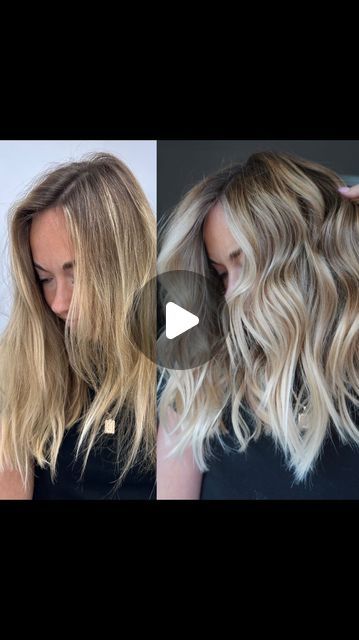 Adina Pignatare | BALAYAGE | HAIR VIDEOS | EDUCATOR on Instagram: "ALLLLL the hairline details, money piece & MORE❗️I’m on a foil & balayage combo lately 👉🏼 you always want your side foils to match up with your money piece 👉🏼 the foils on the back hair line will only upgrade your ponytail but won’t complete/extend your money piece 👉🏼 when balayaging - if you saturate both sides you’ll get a bold blonde. Only saturate the very ends! #thebtcteam #btcreelquickie #dimensionalblonde #lowmaintenancehair #moneypiecehighlights #moneypiece #haireducation #haired #hairvideos #balayagevideos #balayagehighlights #showmethebalayage" How To Do A Money Piece Hair, Money Pieces Hair, Balayage Hair Videos, Foil Balayage, Dimensional Blonde, Money Piece, Hair Line, Low Maintenance Hair, Balayage Highlights