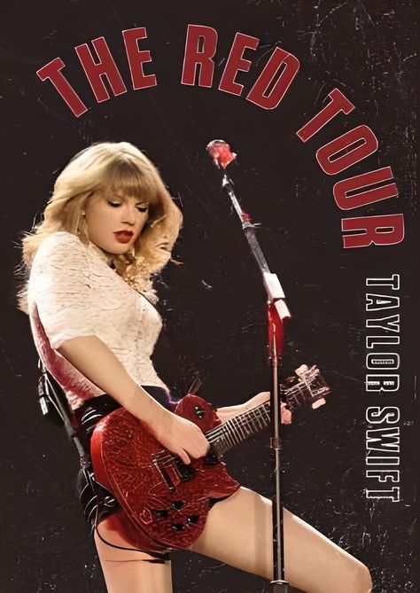 Red Tour, Taylor Swift Posters, Swift Photo, Taylor Swift Red, Picture Collage Wall, Red Taylor, Taylor Swift Wallpaper, Taylor Swift Songs, Long Live Taylor Swift