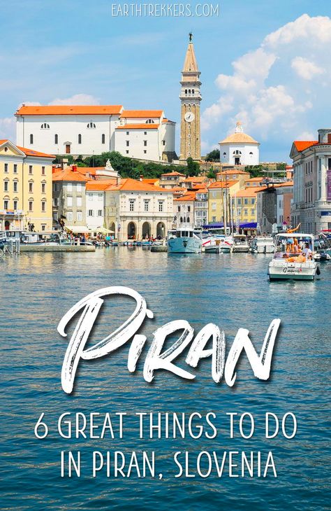 Piran Slovenia, Visit Slovenia, Slovenia Travel, Lake Bled, Voyage Europe, Destination Voyage, Bucket Lists, Ljubljana, Europe Travel Tips