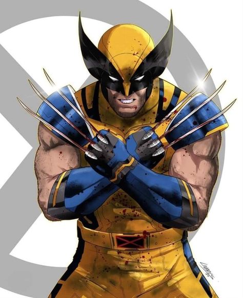 Wolverine (James "Logan" Howlett) - X MEN X Men Wolverine, Wolverine Comic Art, Wolverine Artwork, Superhero Pictures, Logan Howlett, Xmen Art, Avengers Poster, Wolverine Comic, Marvel And Dc Characters