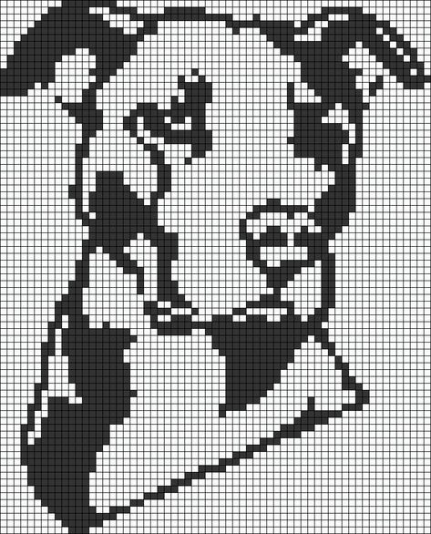 Alpha Friendship Bracelet Pattern #14450 - BraceletBook.com Crochet Pitbull, Pearled Bead, Crochet Cats, Bead Animals, Bead Creations, Beads Designs, Pixel Crochet, Graph Paper Art, Pixel Pattern