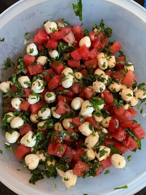 Watermelon Cheese Salad, Tomato Watermelon Salad, Watermelon Mozzarella Salad, Caprese Melon Salad, Watermelon And Mozzarella Salad, Cucumber Tomato Salad With Mozzarella, Cucumber Tomato Salad Mozzarella, Watermelon Stand, Watermelon Caprese