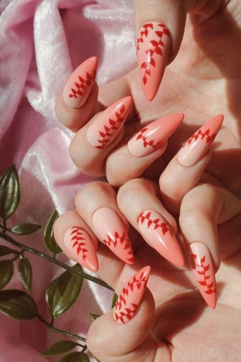 Top 25 Demon Slayer Nails For Demon Lovers In 2023 Nezuko Nail Design, Nezuko Nail Inspired, Anime Nail Designs Demon Slayer, Demon Slayer Nail Art Nezuko, Nezuko Nails Anime, Demon Nail Art, Demon Slayer Acrylic Nails, Anime Nail Ideas Demon Slayer, Demon Slayer Nail Ideas