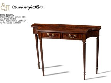 Scarborough House Console Table SH00-400200M Traditional Console Tables, Woodbridge Furniture, Living Room Console, Maitland Smith, Outdoor Table Settings, Arc Floor Lamps, Console And Sofa Tables, Wood Console Table, Wood Console