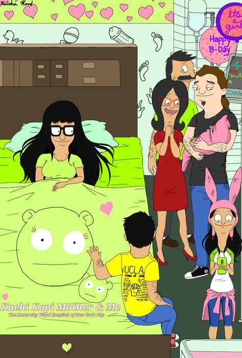 Louise And Rudy Bobs Burgers, Bobs Burgers Fan Art Louise And Rudy, Bobs Burgers Louise And Rudy, Tina From Bobs Burgers, Bob's Burgers Tina, Jimmy Junior, Bobs Burgers Tina And Zeke, Bobs Burgers Characters, Bobs Burgers Funny