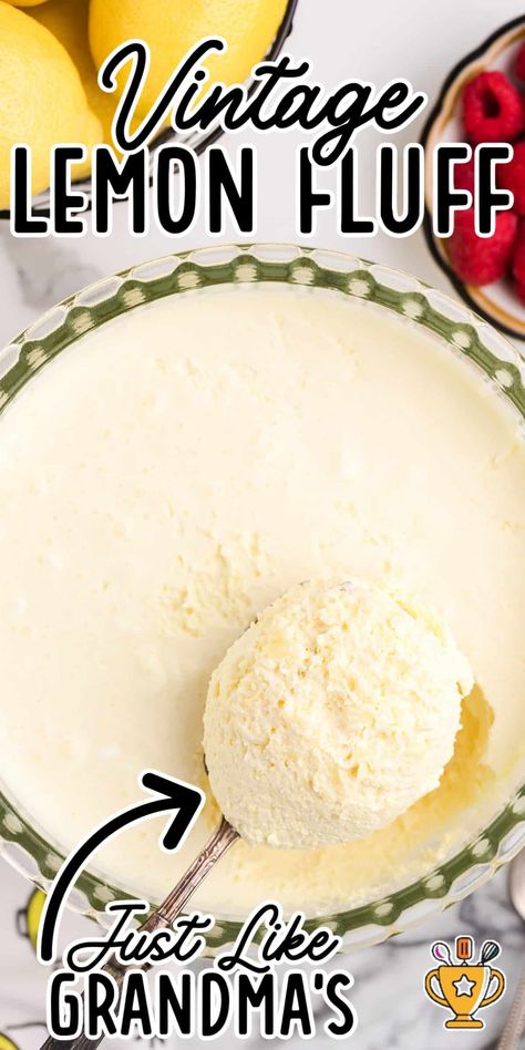 Requiring only 10 minutes of prep time, this creamy and light lemon fluff recipe is sure to delight all the lemon lovers in your life. Lemon Fluff Recipe, Lemon Fluff Dessert, Lemon Fluff, Creamy Popsicles, Jello With Fruit, Jello Flavors, Lemon Jello, Fluff Recipe, Fluff Desserts