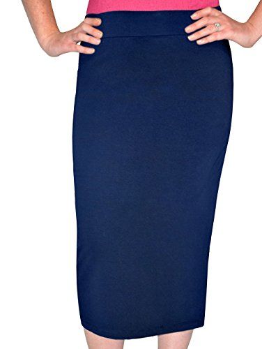 Modest Long Skirts, Pencil Skirt Tutorial, Pencil Skirt Diy, Navy Midi Skirt, Pencil Skirt Pattern, Satin Pencil Skirt, Blue Midi Skirt, Pencil Skirt Casual, Navy Pencil Skirt