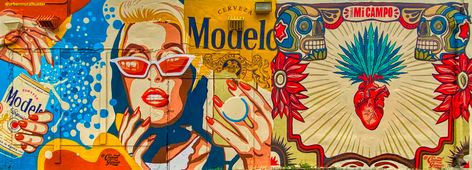 Cerveza Modelo | Advertising mural by @conradgarner seen in … | Flickr Beer Wall, Photo Site, Wall Murals Painted, Arts District, Screen Wallpaper, Retail Display, Album Art, Tequila, Wall Painting