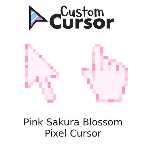 The enchanting hue of Sakura Blossom carries the spirit of springtime in Japan, painting landscapes with an air of tranquility and elegance. A color pixels custom cursor with Pink Sakur... Custom Cursor is #1 for cursors! Pink Icons Kawaii, Custom Cursor Png, Cursor Icon Cute, Cute Cursor Png, Coquette Pixel Art, Pc Themes, Pixel Cursor, Cursor Png, Cute Cursor