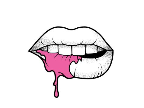 Dripping Drawing, Drawing Mouth, Drawing Lips, Lip Wallpaper, Drip Art, Mouth Drawing, Music Drawings, Motion Graphics Inspiration, Lips Drawing