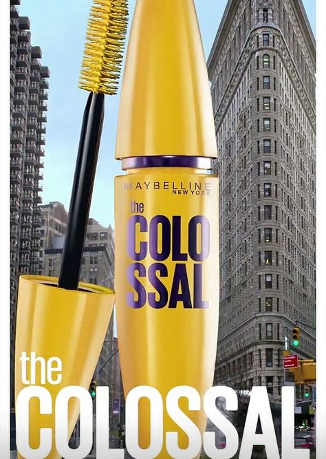 #maybelline Mascara the colossal Maybeline Mascara, Maybelline Colossal Mascara, Colossal Mascara, Maybelline Colossal, Cosmetics Advertising, Mascara Maybelline, Maybelline Mascara, Story Board, Maybelline