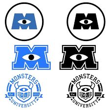 Monsters Inc Logo, Image Monster, Monsters Inc University, Inc Logo, Monster Inc Birthday, Diy Monsters, Disney Clipart, Logo Clipart, Images Disney