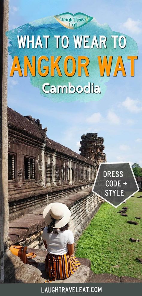 Weirdly enough, what to wear when visiting Angkor Wat is one of my main concern before my trip. Here's the rules, reality, and what we wore Cheap International Travel, Vietnam Trip, Travel Cambodia, Natural Place, Blog Success, Battambang, Angkor Wat Cambodia, Cambodia Travel, International Travel Tips