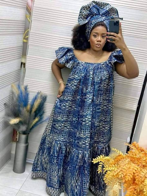 Short Kaba Styles, African Bride Dress, Clothing Fabric Patterns, Bubu Gown Styles, African Traditional Wedding Dress, African Attire Dresses, Ankara Short Gown Styles, Muumuu Dress, African Skirts