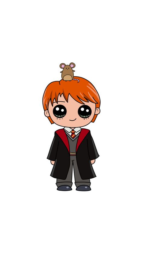 Ron Weasley Fan Art, Harry Potter Art Projects, Fanart Harry Potter, Potter Fanart, Ron And Harry, Harry Potter Ron Weasley, Harry Potter Stickers, The Burrow, Harry Potter Ron