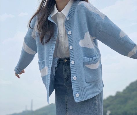 Cloud Cardigan, Cloud Sweater, Long Sweater Coat, Knitted Jacket, Sweater Coat, Knitted Cardigan, College Fashion, Knit Jacket, Sweater Coats