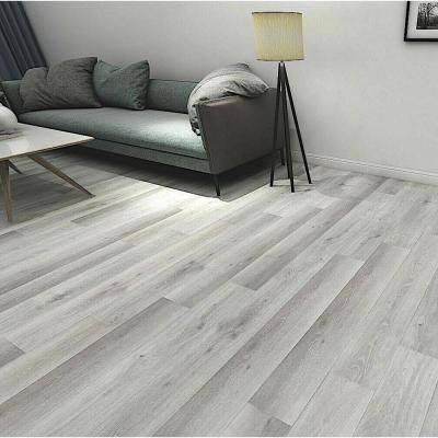 HYDROSTOP Bahamas Sands Floor&Wall 7.2 x 48 in. SPC Click Floating Vinyl Plank (24.00 sq.ft/Case) Den Fireplace, Grey Vinyl Plank Flooring, Grey Flooring Living Room, Grey Floors, Sand Floor, Grey Wood Floors, Wood Tile Floors, Wall Diy, Floor Ideas