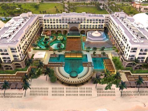 Marriott Cancun, An All-Inclusive Resort Officially Opens Wave Hotel, Cancun Hotel Zone, Cancun Resort, New Orleans Vacation, Disney Resort Hotels, Cancun Resorts, South America Destinations, Cancun Hotels, Caribbean Resort