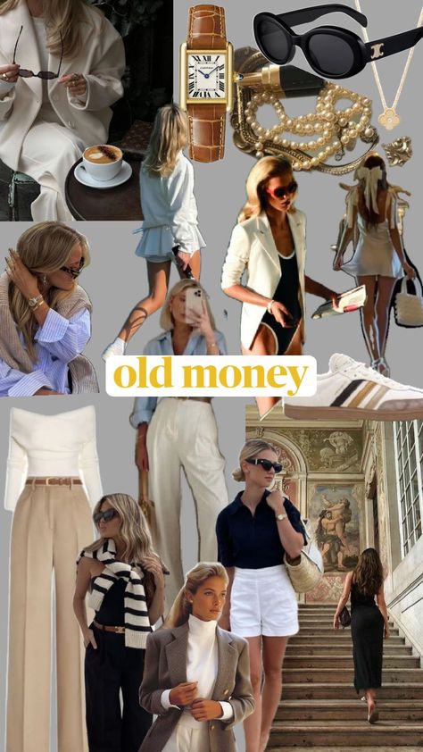 #old money #outfits #style #elegant Old Money Themed Party Outfits, Young Old Money Outfits, Old Money University Outfits, Old Money School Outfits, Old Money Outfits, University Outfit, Money Ideas, Old Money Style, Moda Vintage