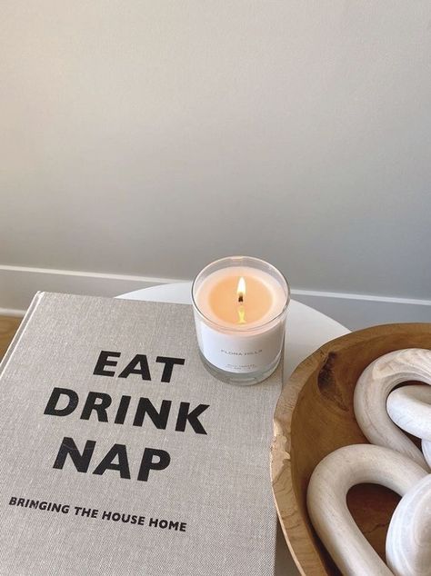 Eat Drink Nap Book, Aesthetic Coffee Table, Hallway Room, Aesthetic Coffee, Classy Aesthetic, Table Books, Coffee Table Books, Dream House Decor, Minimalist Decor