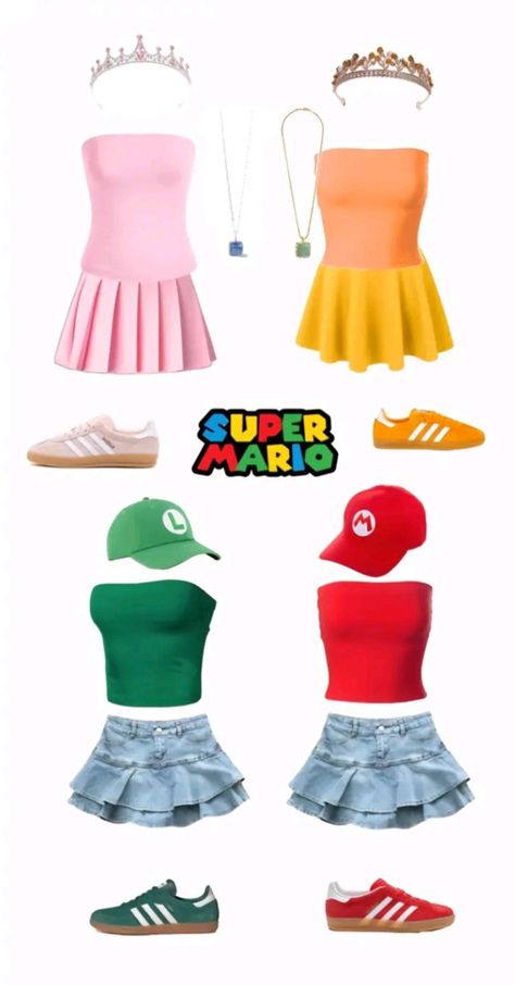 Mario Disneybound, Costume Ideas For School, Halloween Outfit Ideas, Spooky Chic, Chic Halloween, Casual Cosplay, Halloween Inspo, Cute Costumes, Halloween Outfit