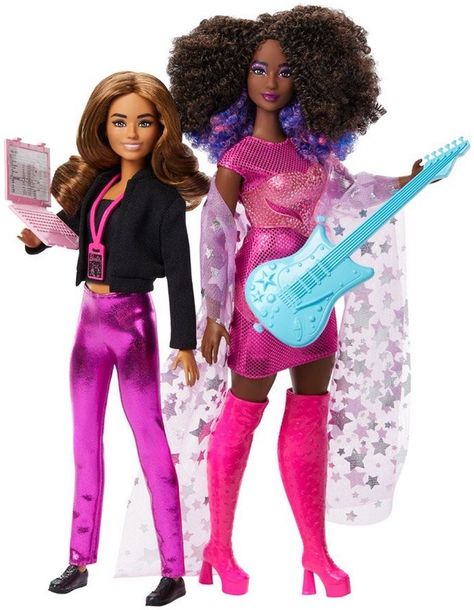 Barbie Career of the Year 2025 2-Pack dolls - YouLoveIt.com Pink Knee High Boots, Barbie Careers, New Barbie Dolls, Professional Outfit, Tour Manager, Disney Princess Dolls, Career Girl, Different Hair Colors, Book Clothes