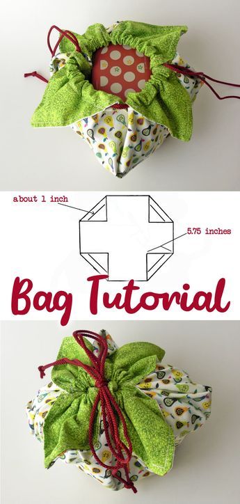 How to Make a Japanese Bento Bag. Free Pattern and Tutorial  Just carrying around a box is a bit awkward. Well, I've got an easy bag you can sew up in under an hour that makes a perfect bento bag. Bento Bag Pattern, Box Bag Pattern, Easy Bento, Drawstring Bag Tutorials, Bag Free Pattern, Fabric Basket Tutorial, Easy Bag, Bento Bag, Diy Sewing Tutorials